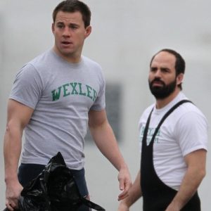 Exclusive - Channing Tatum and Mark Ruffalo On The Set Of 'Foxcatcher'