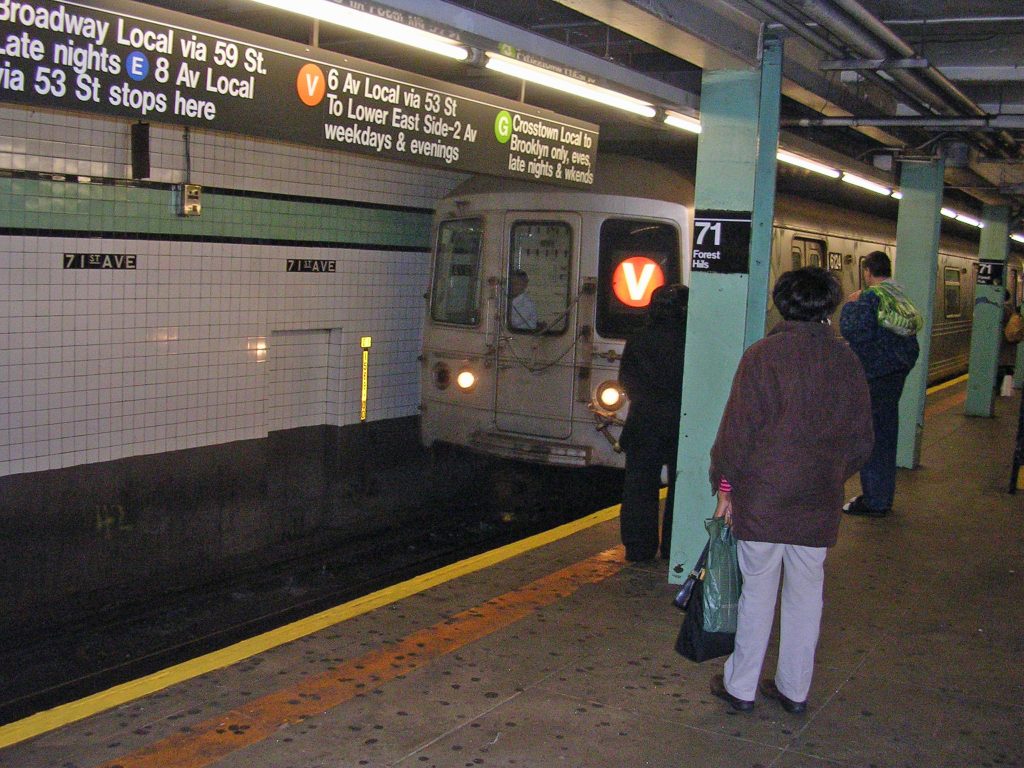 Subway riders demand elevators
