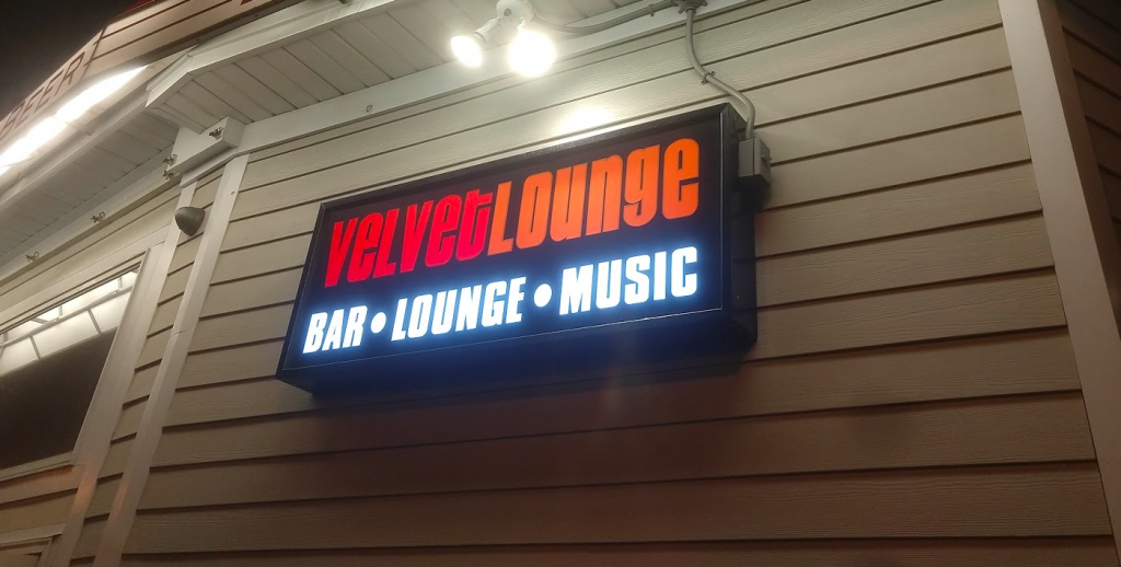 Open mic at the Velvet Lounge