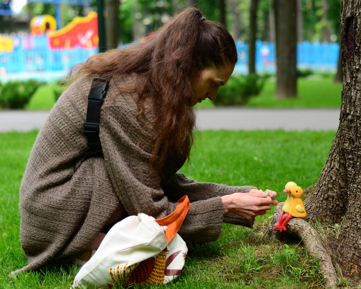 A suitcase of wool: a Q&A with Ukrainian Artist Masha Pogorelova