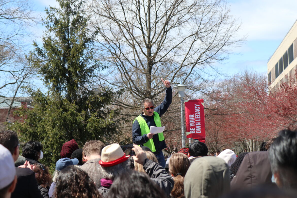 SBU community protests revocation of 11 international students’ visas